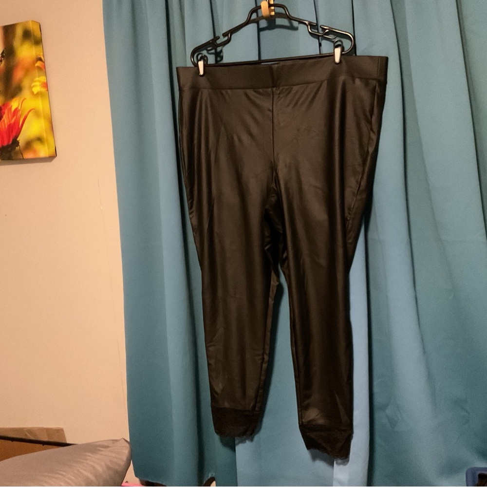 Torrid Black Faux Leather Leggings